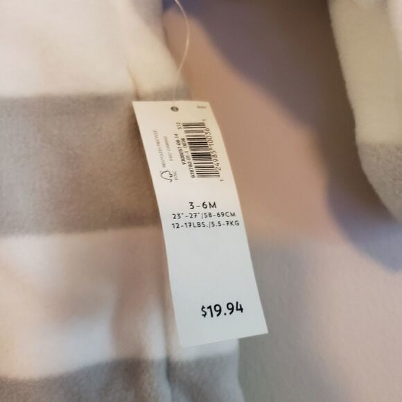 OLD NAVY FLEECE JUMPSUIT SIZE 3-6 Months - Picture 5 of 6